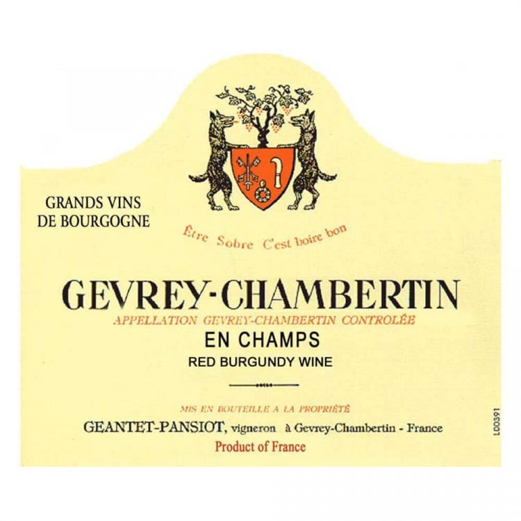 Geantet-Pansiot Gevrey-Chambertin En Champs 2012