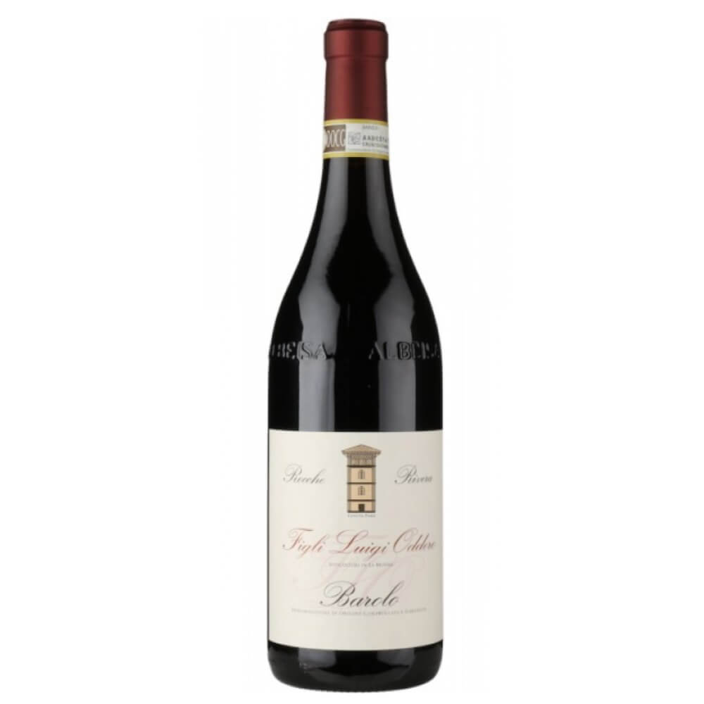 Oddero, Luigi Barolo Roche Rivera 2014 Wine Bottle