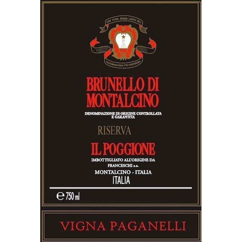 Poggione Brunello Riserva Vigna Paganelli 2015