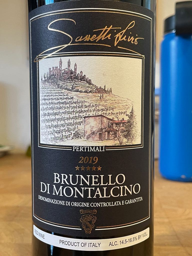 Sassetti Livio Pertimali Brunello di Montalcino 2019 Bottle Image