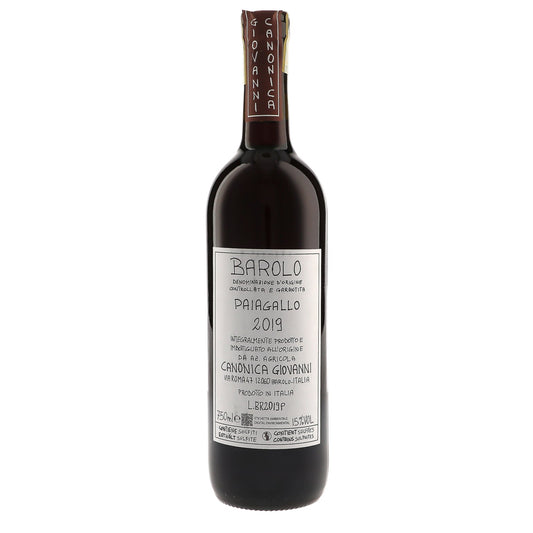 Canonica Barolo Paiagallo 2019 Bottle Image