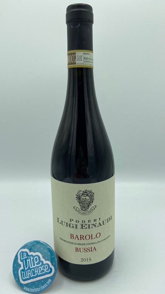 Einaudi Barolo Bussia 2015 wine bottle
