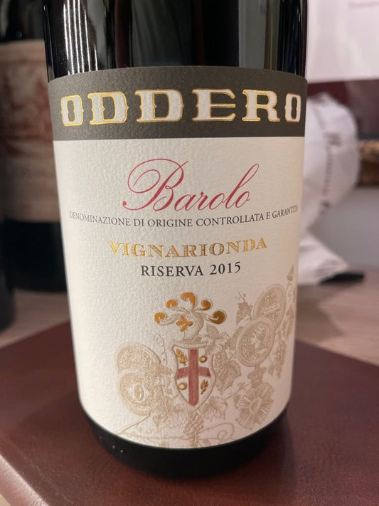 Oddero, Luigi Barolo Vignarionda Riserva 2015