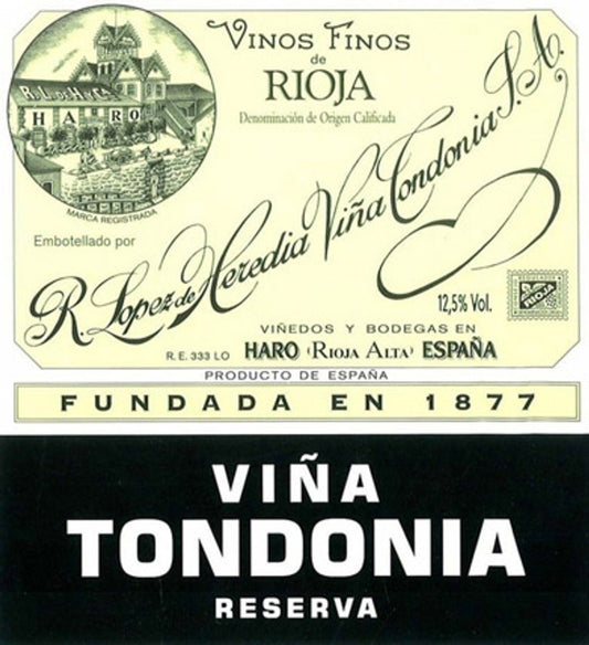 Lopez de Heredia Vina Tondonia Red Riserva 2012