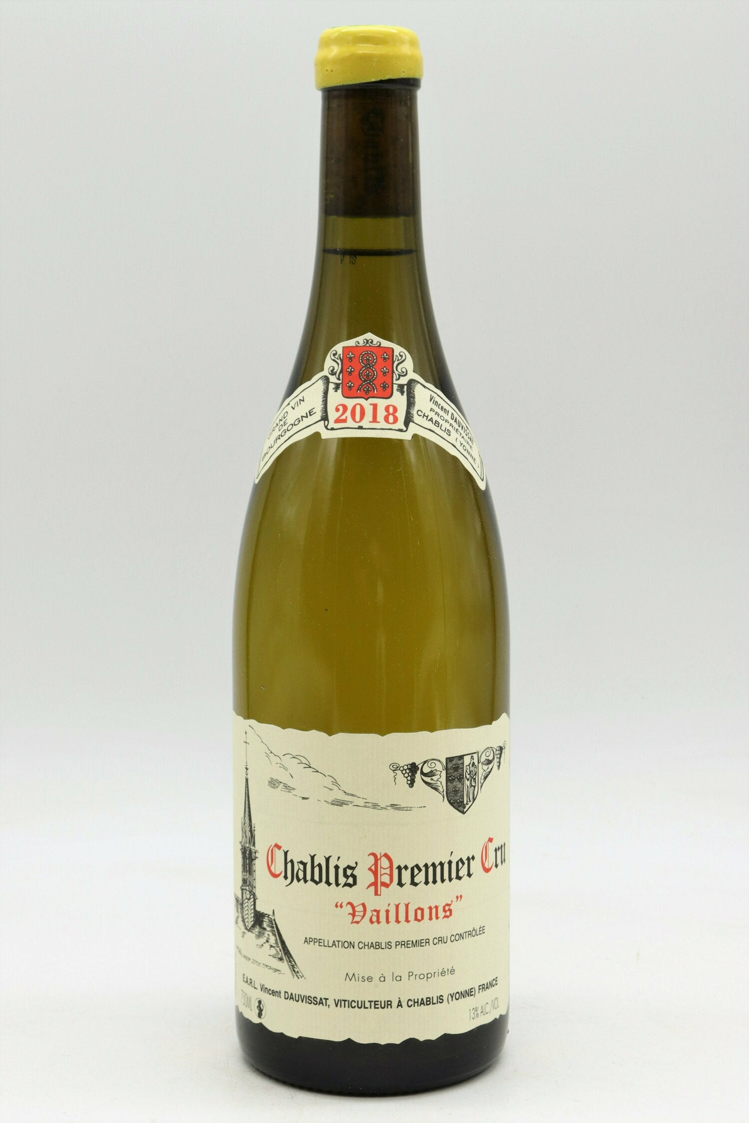 Dauvissat Chablis Vaillons 2018 Bottle Image